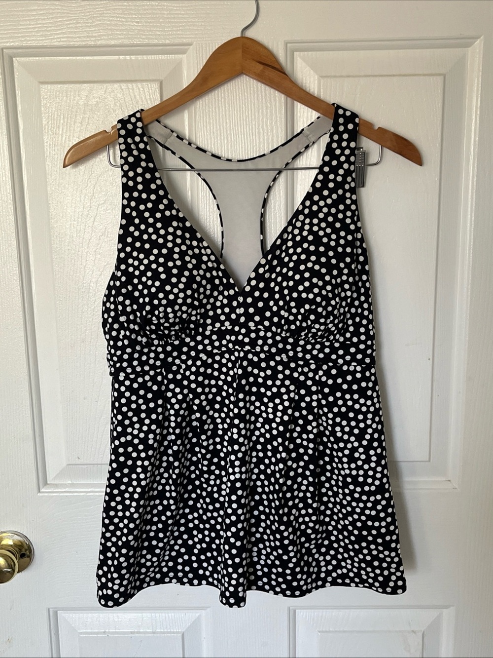 Lands End Swim Tankini Top 12 Racer Back